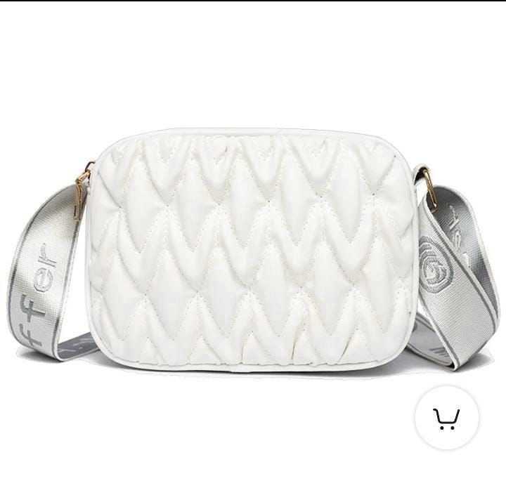Cross Body Bag with Double Portion & Long Belt – Stylish & Functional!