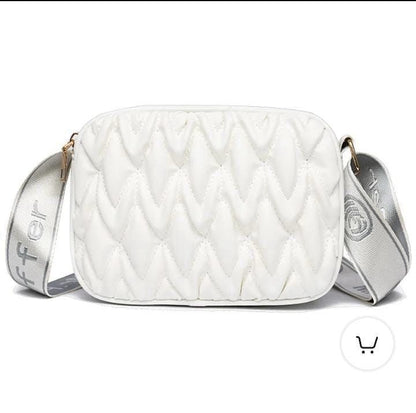 Cross Body Bag with Double Portion & Long Belt – Stylish & Functional!
