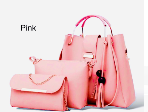 New Collection Handbags (3 PCs) – Stylish, Versatile & Perfect for Every Occasion!