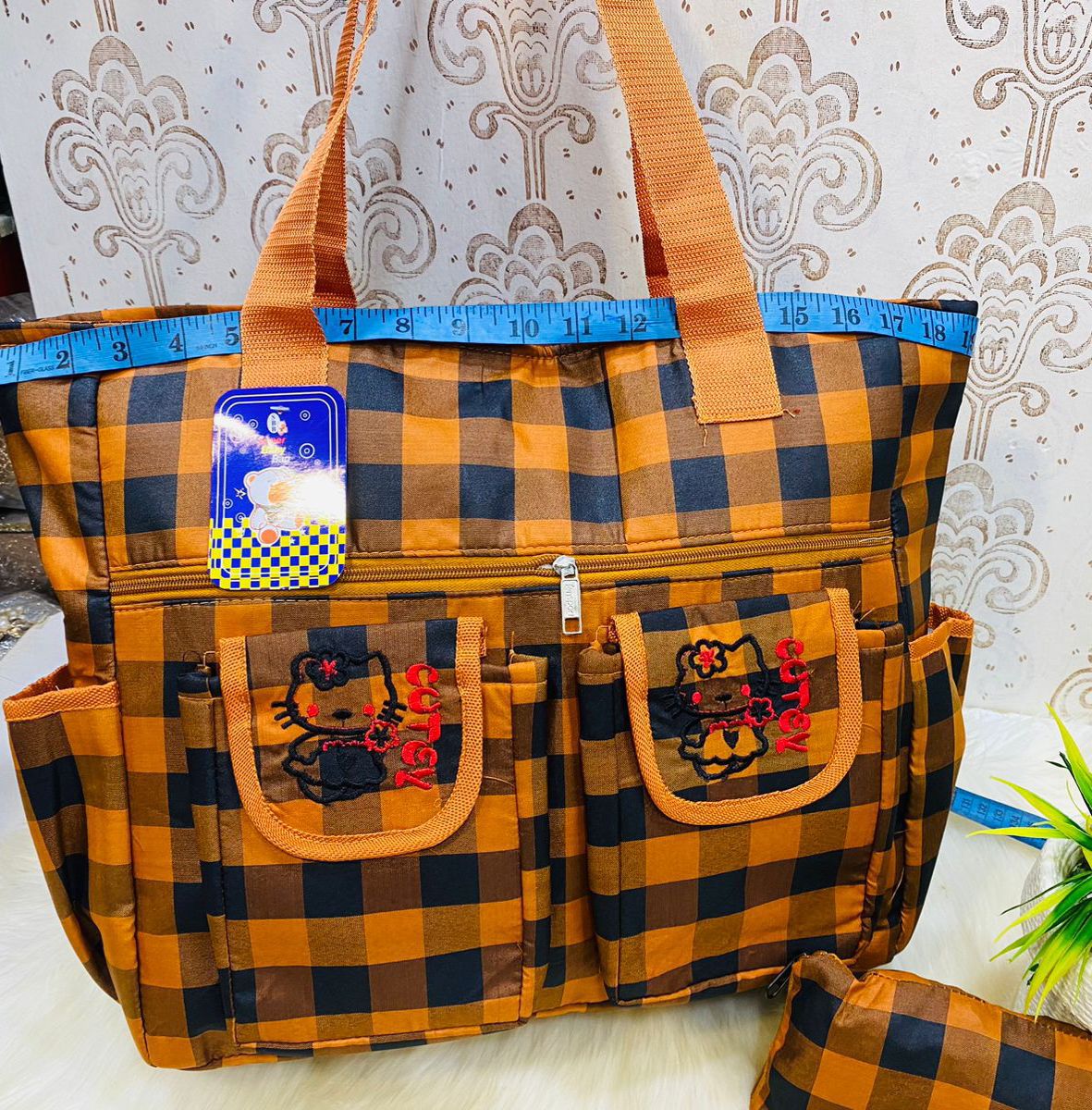 Top Handle Multiple Pockets Bag – Stylish, Practical & Organized!