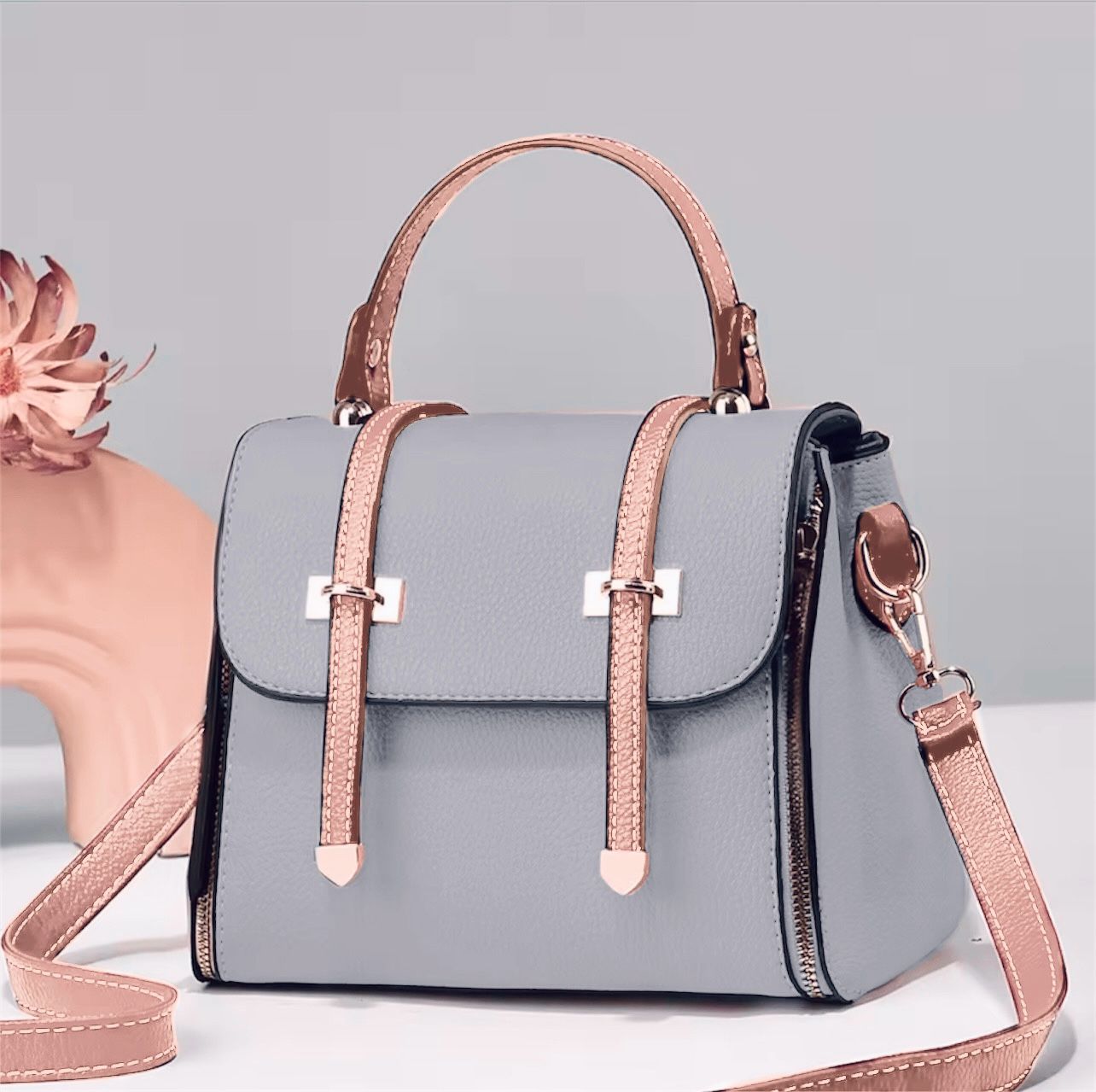 Top Handle &amp; Crossbody Bag for Girls – Effortless Elegance Meets Everyday Functionality!
