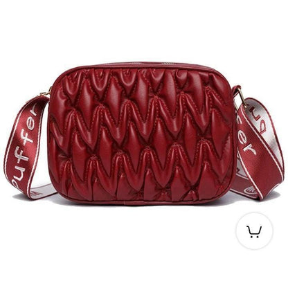 Cross Body Bag with Double Portion & Long Belt – Stylish & Functional!