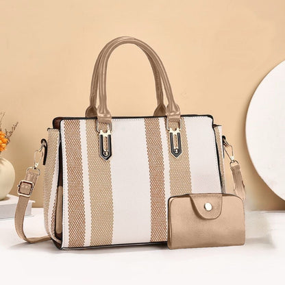 Shoulder & Top Handle Bag Set (2 Pcs) – Double the Style, Double the Convenience!