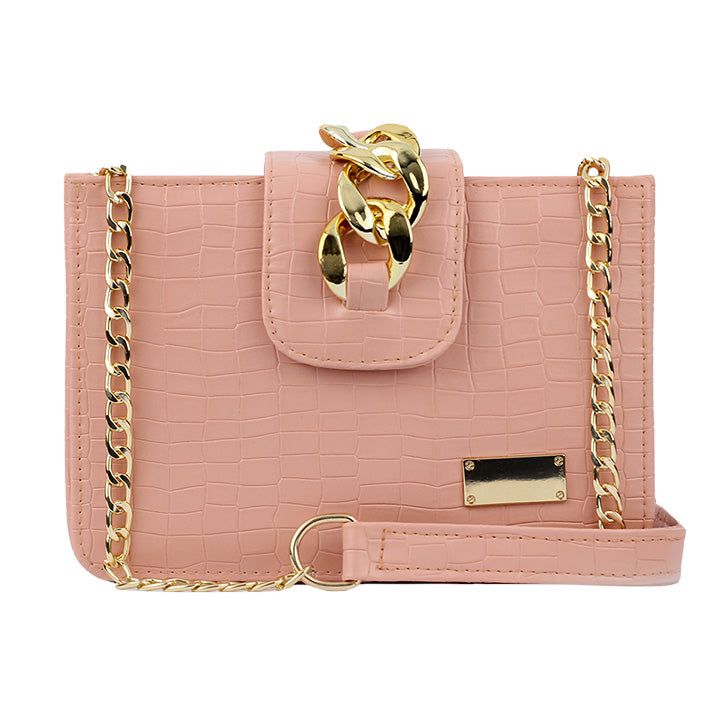 Cross Body Bag with Half Chain & Half Belt – A Perfect Blend of Style & Functionality!